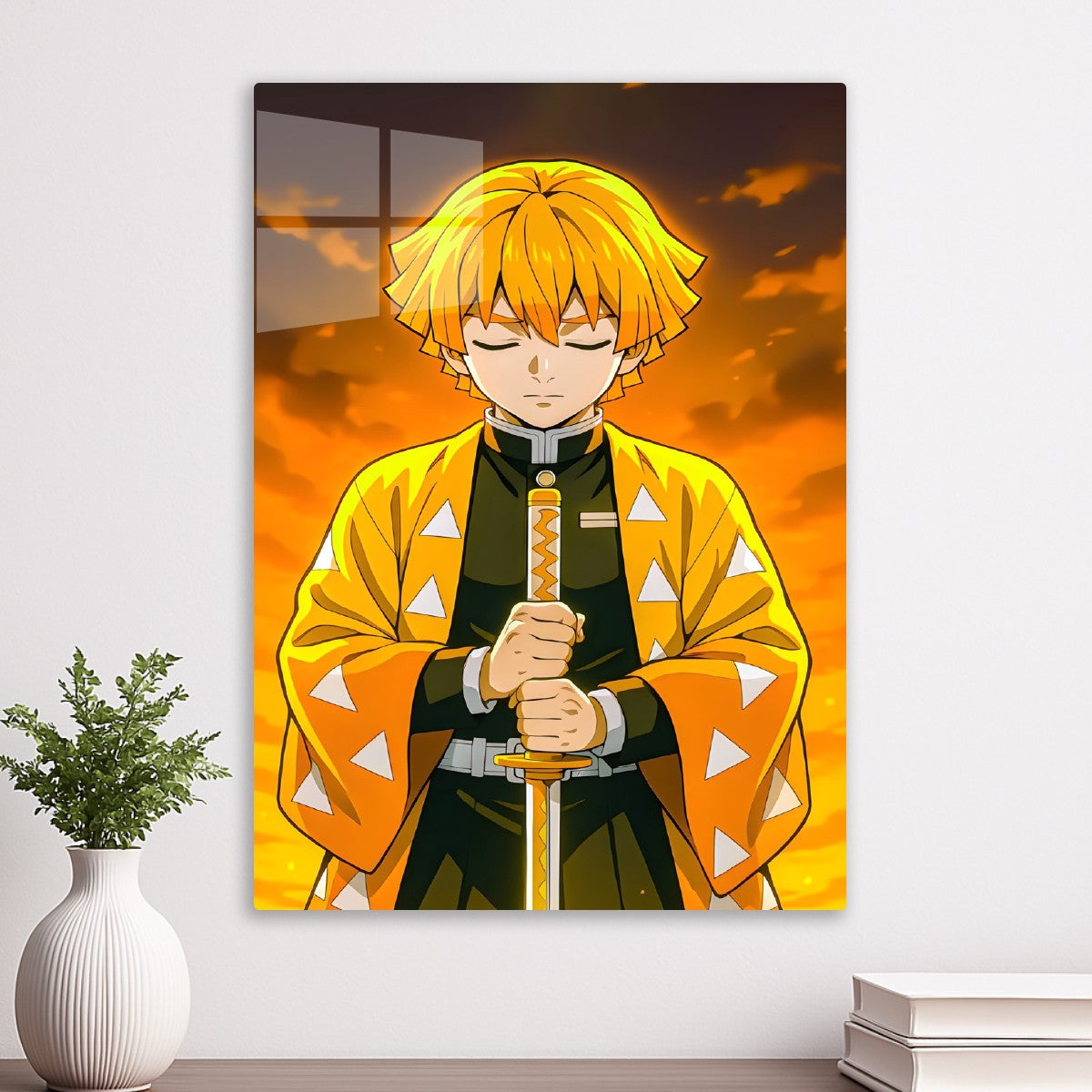 Zenitsu Agatsuma Stand Sword, Demon Slayer Kimetsu no Yaiba