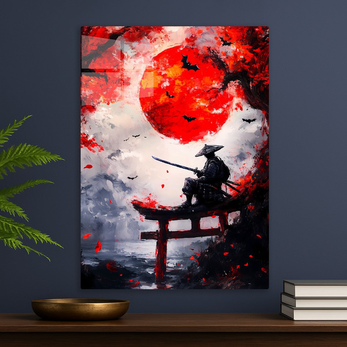 Samurai's Crimson Vigil