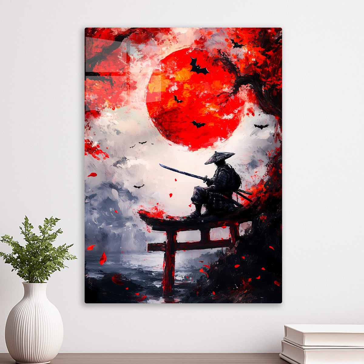 Samurai's Crimson Vigil
