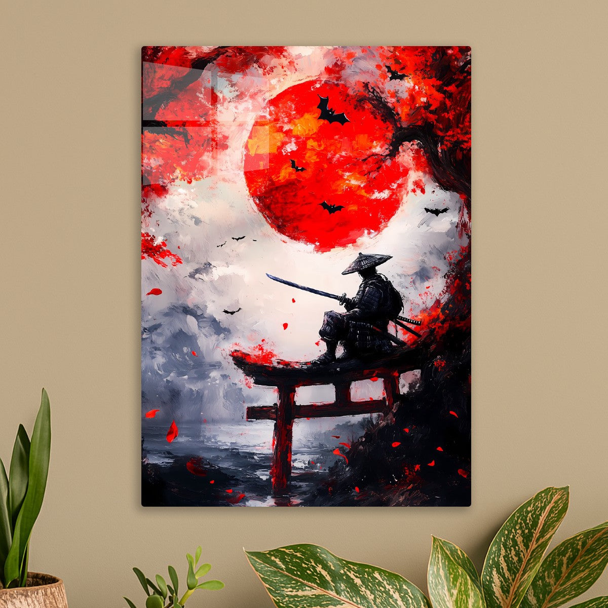 Samurai's Crimson Vigil