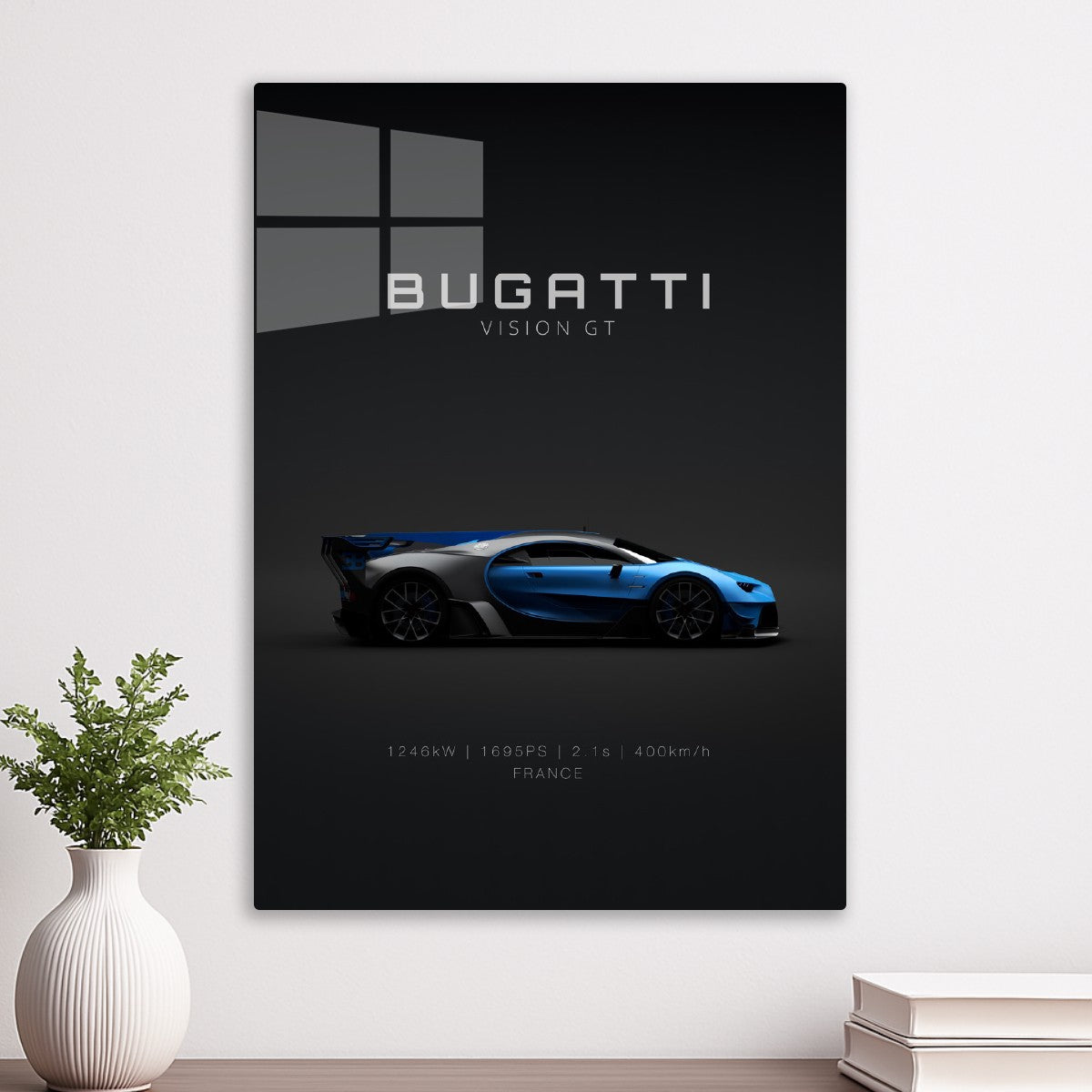 2016 Bugatti Vision GT Blue