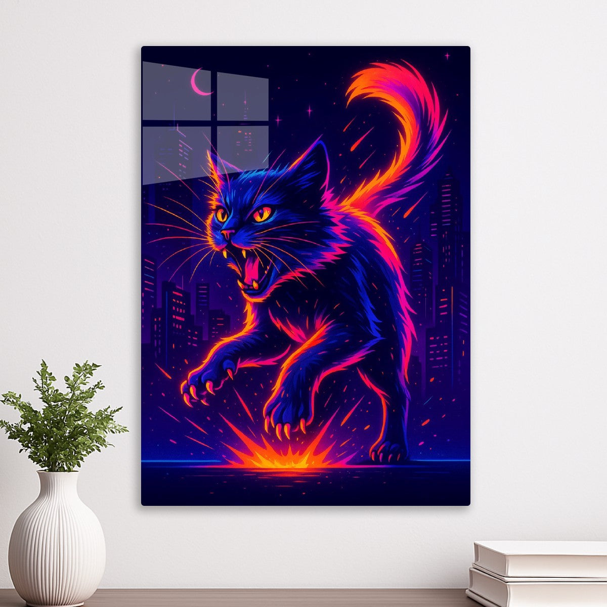 Neon City Cat