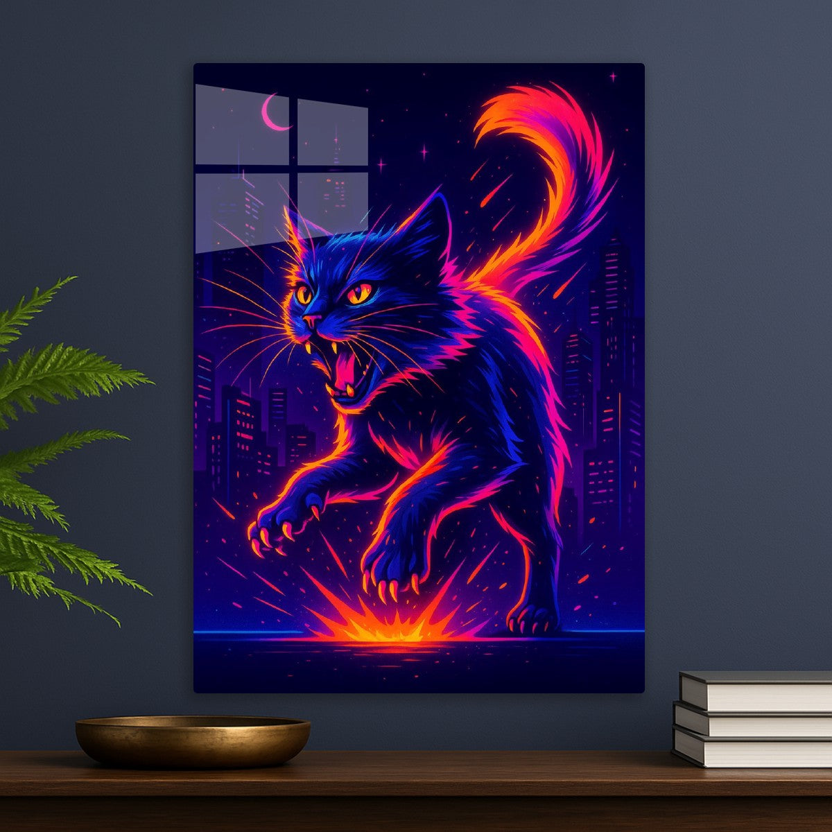 Neon City Cat