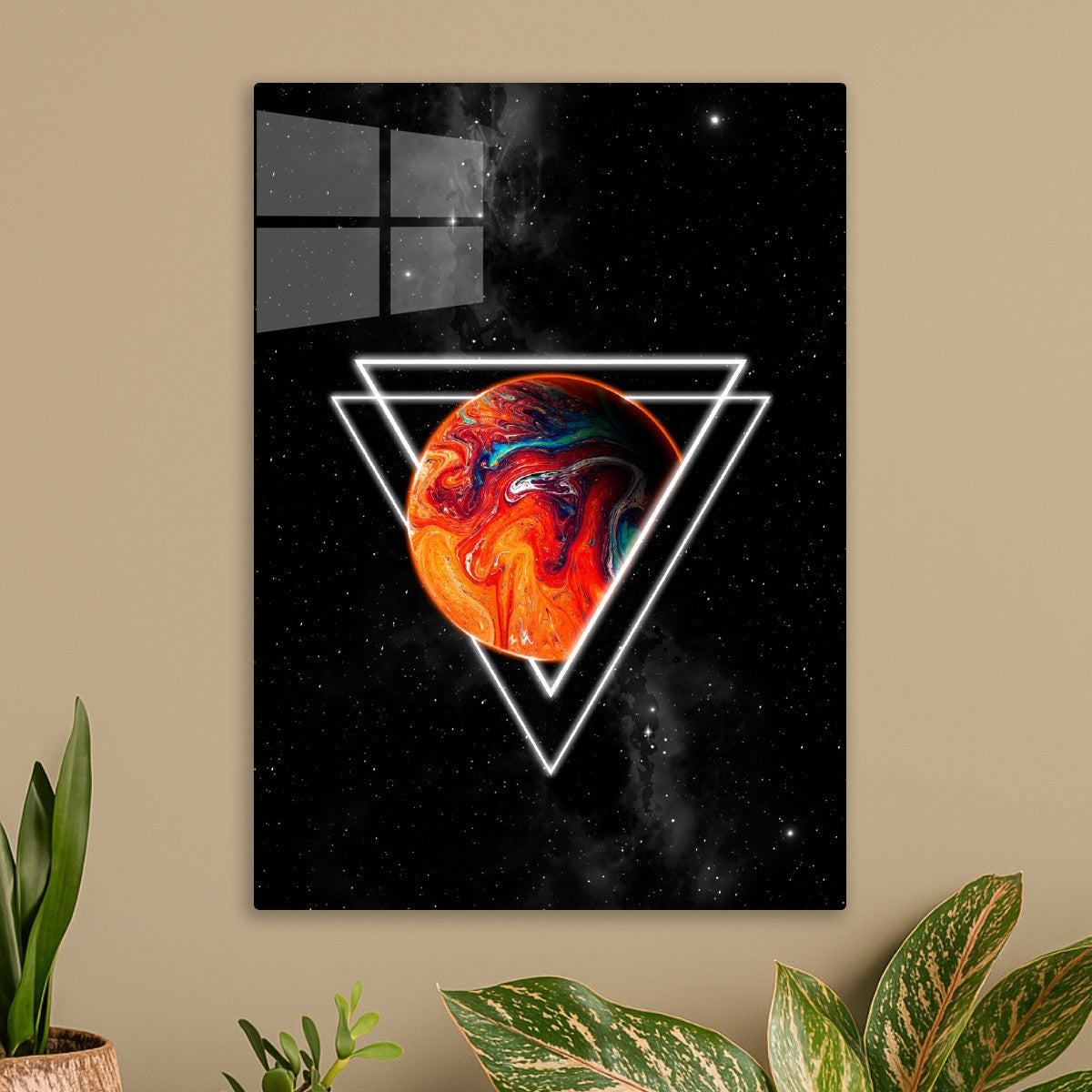 Volcano Space Moonrise 