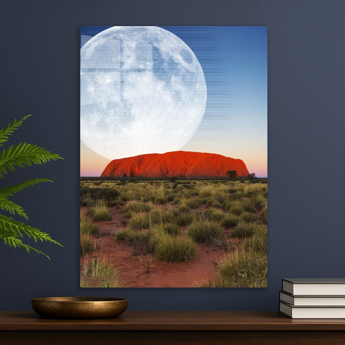 Synthwave Moon & Australia