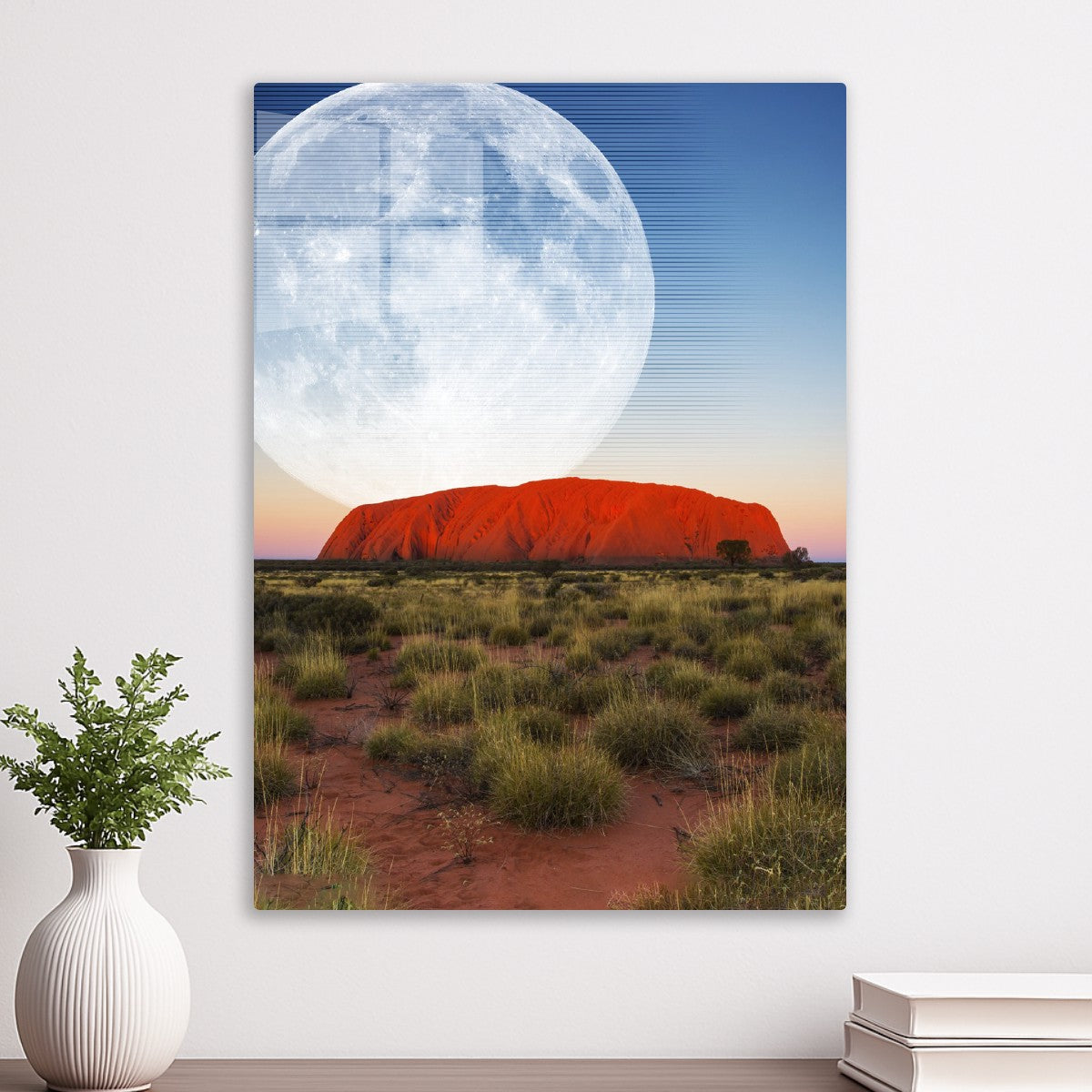Synthwave Moon & Australia