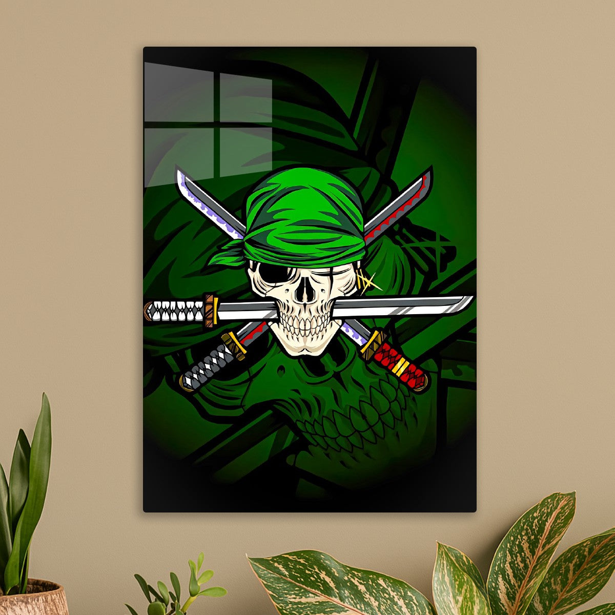 Zoro Pirate Skull Emblem, One Piece