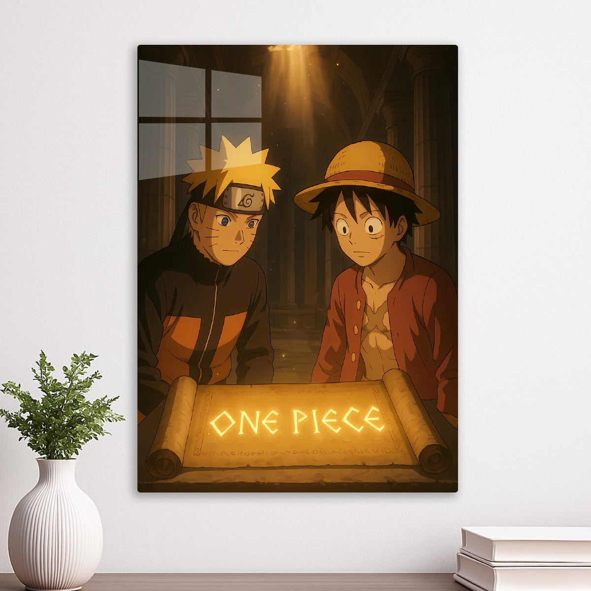 Luffy x Naruto find One Piece