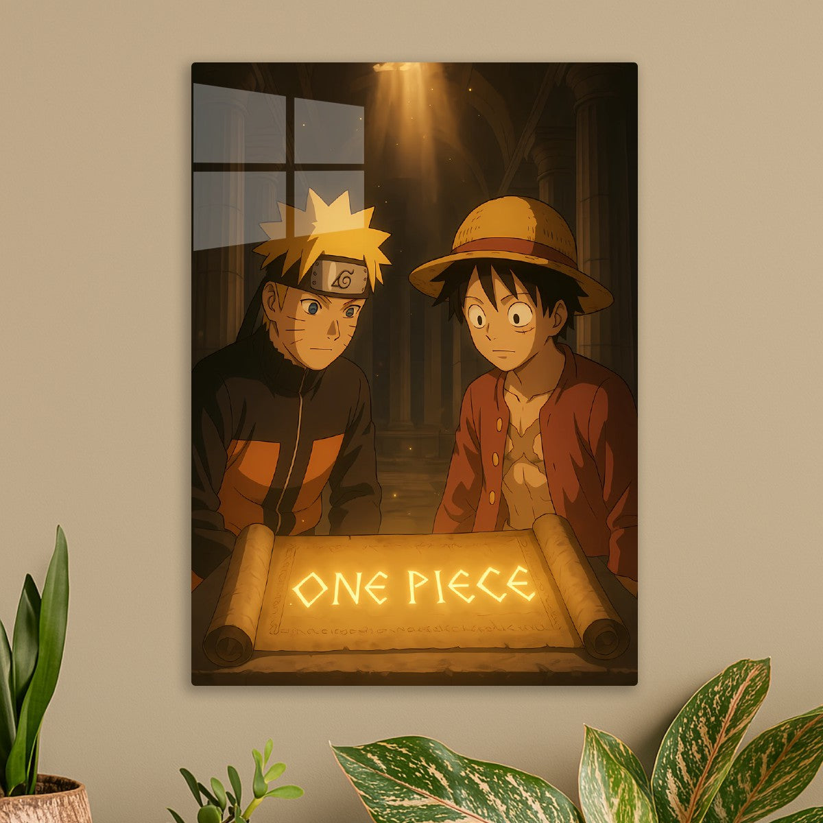 Luffy x Naruto find One Piece