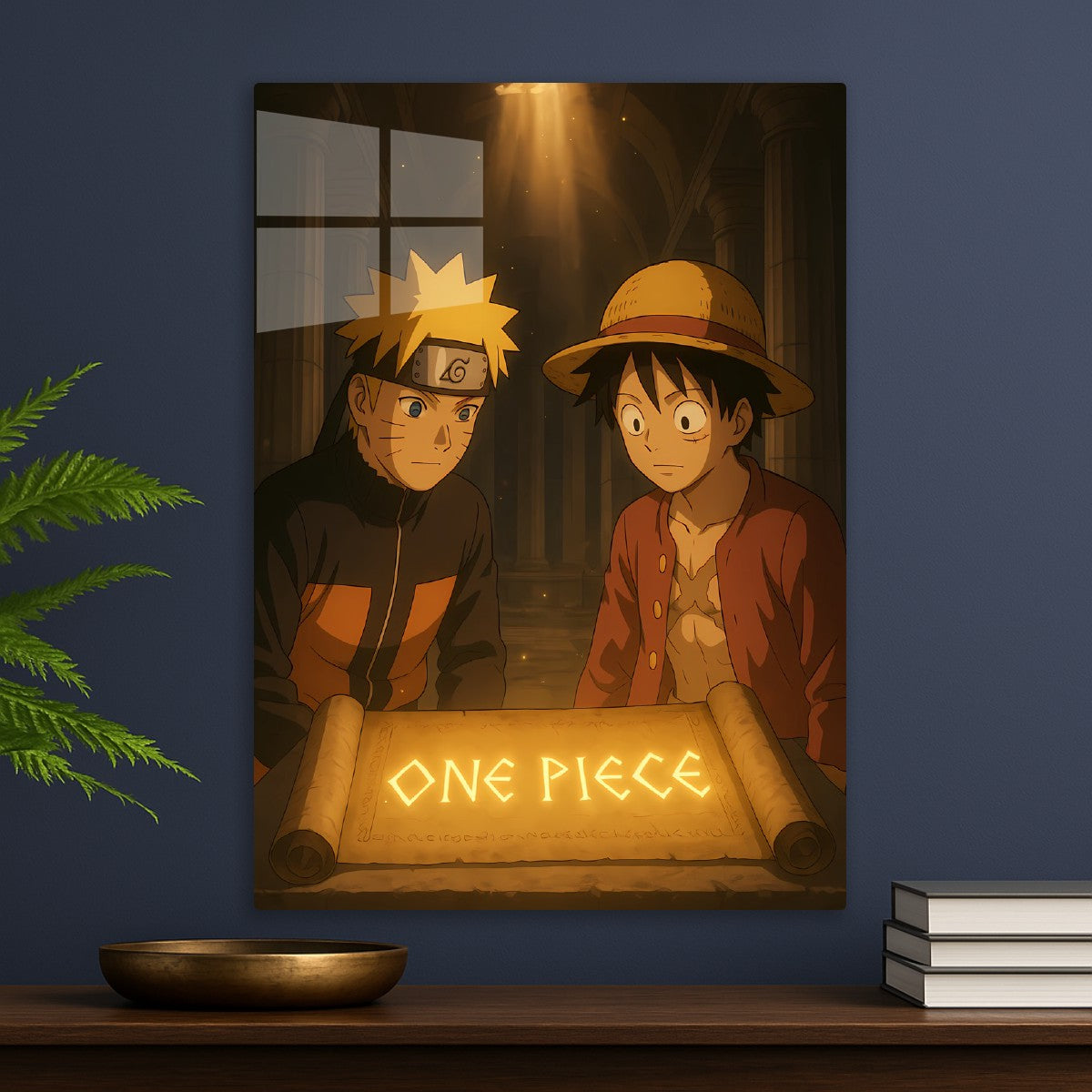 Luffy x Naruto find One Piece