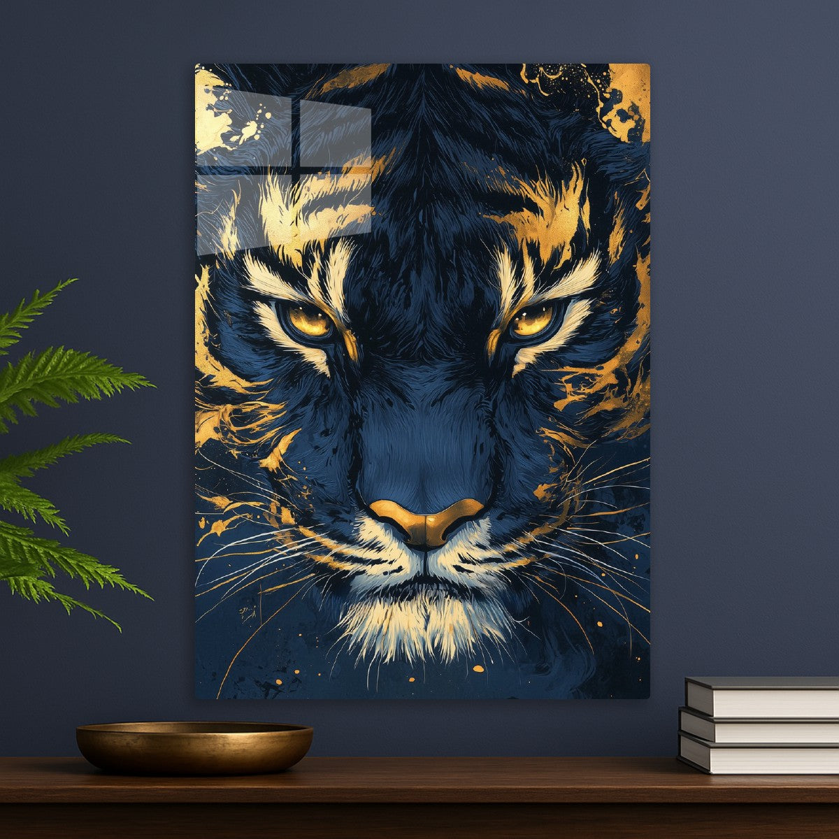 Gold Tiger Face