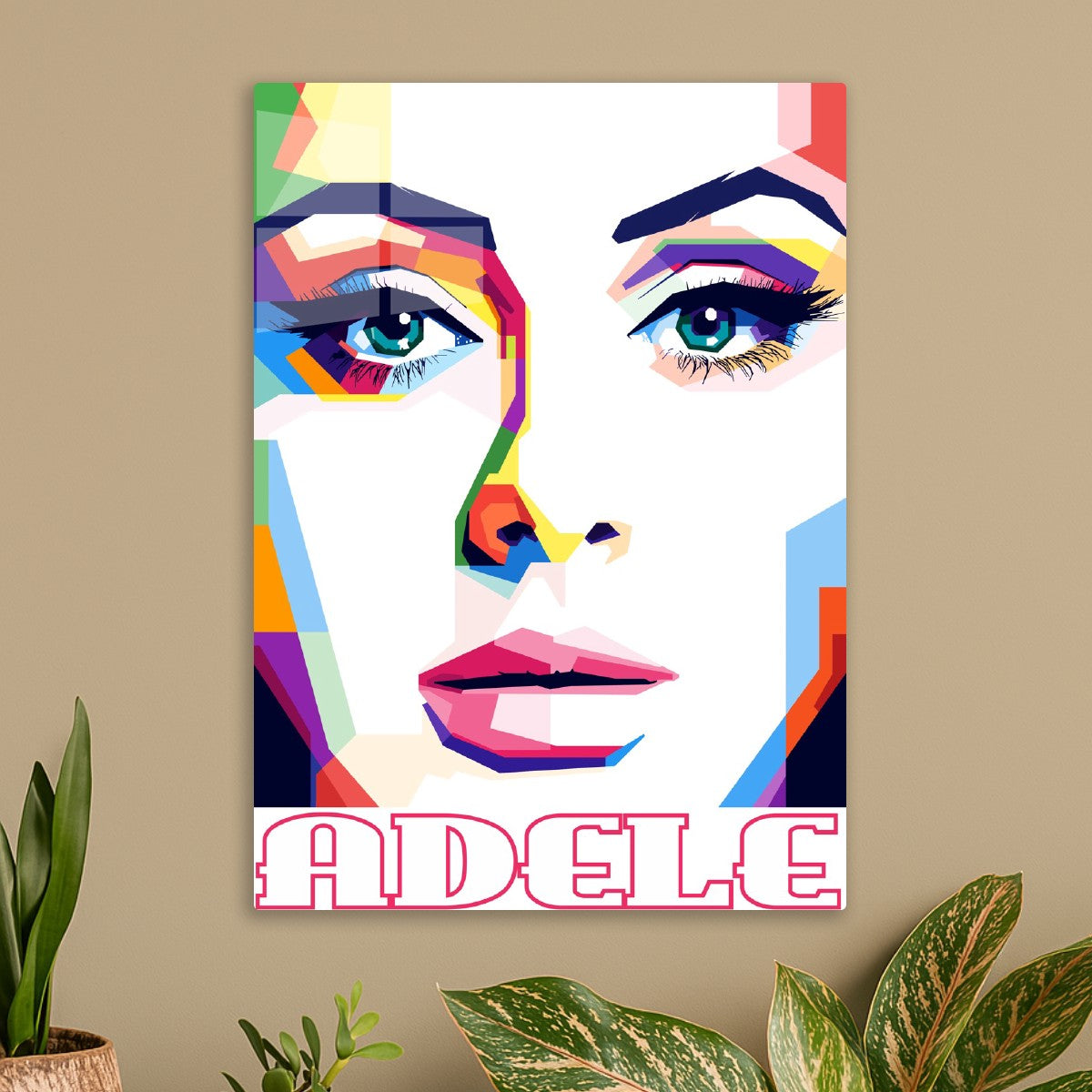 Adele Face, WPAP Popart Style