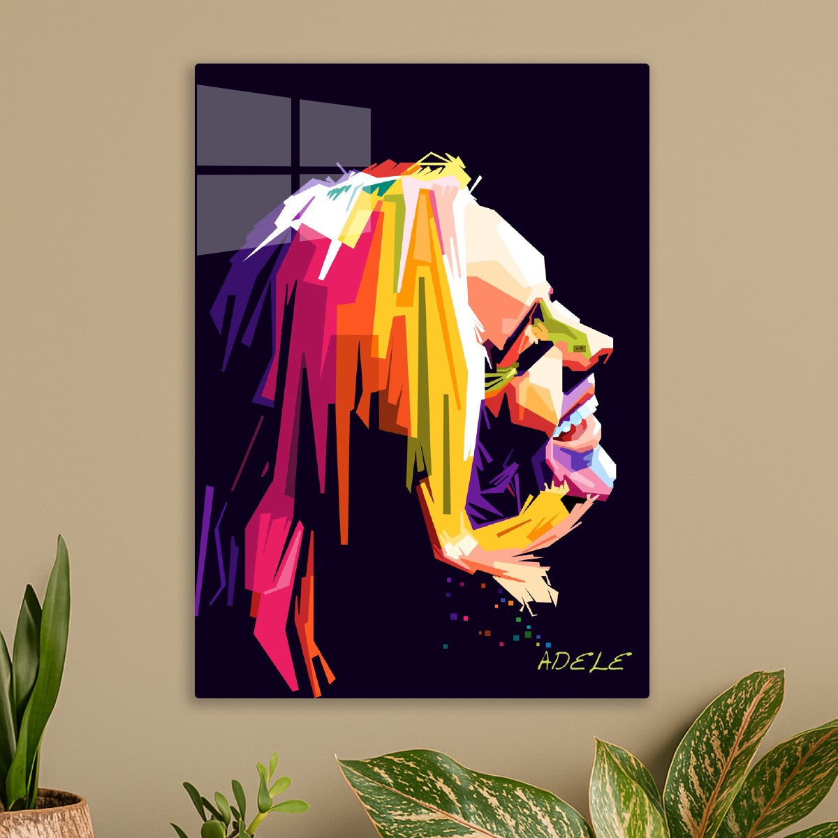 Adele Smile in WPAP Popart