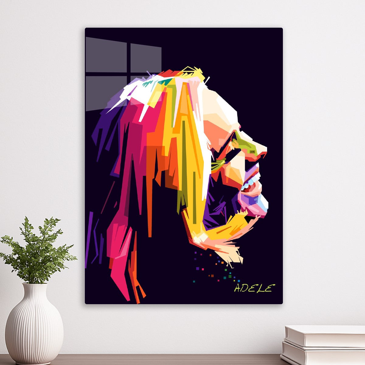 Adele Smile in WPAP Popart