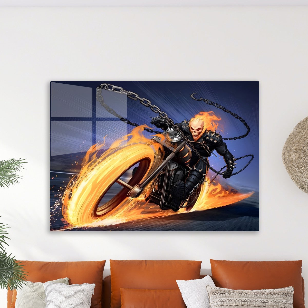 Ghost Rider on a Blazing Ride