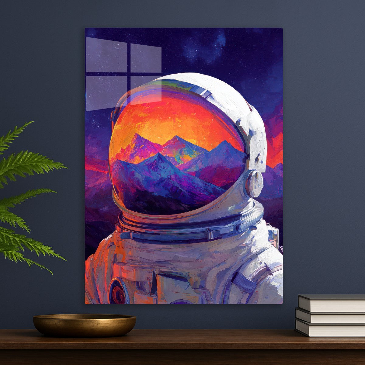 Astronauts Reflecting Helmet