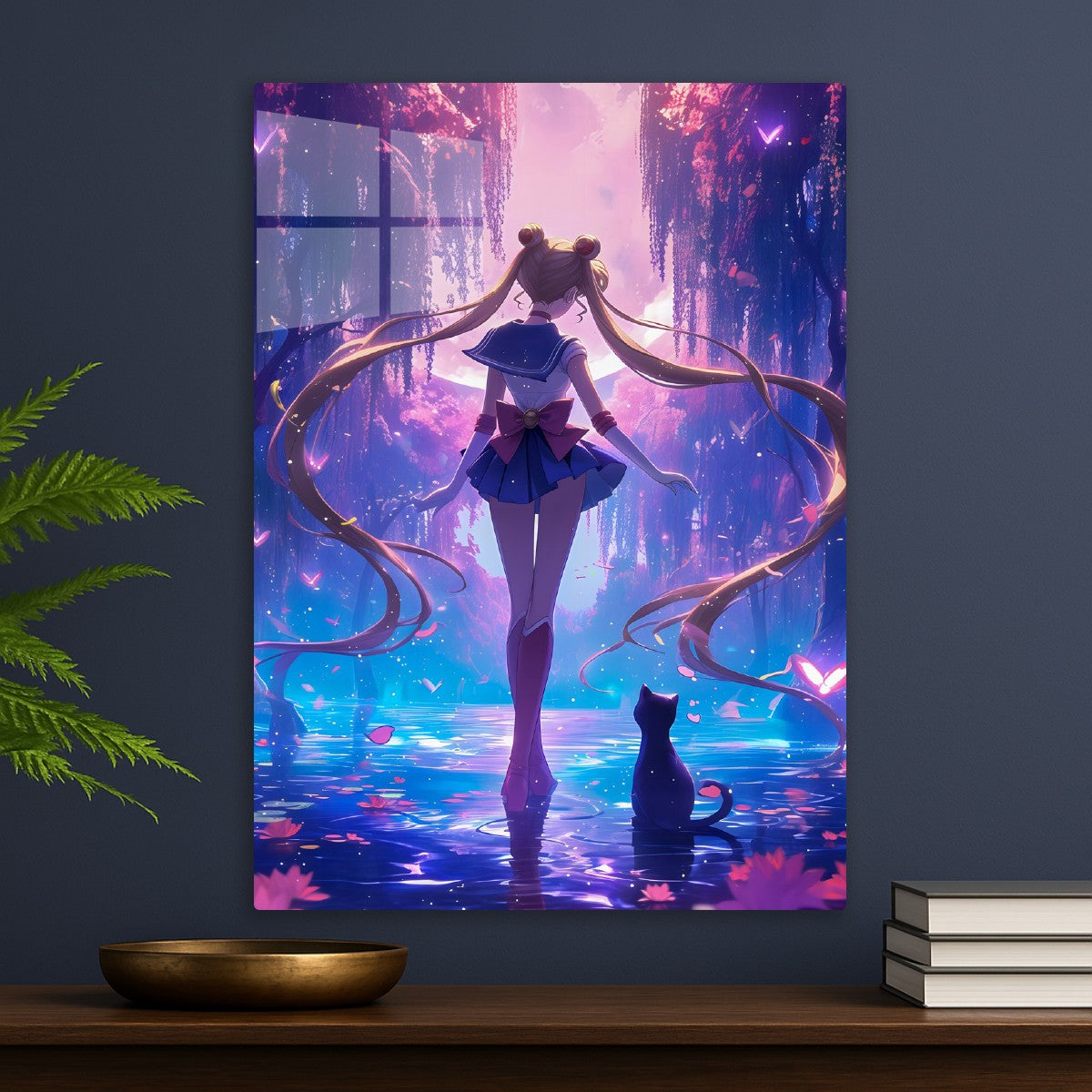 Sailor moon and Black cat Luna