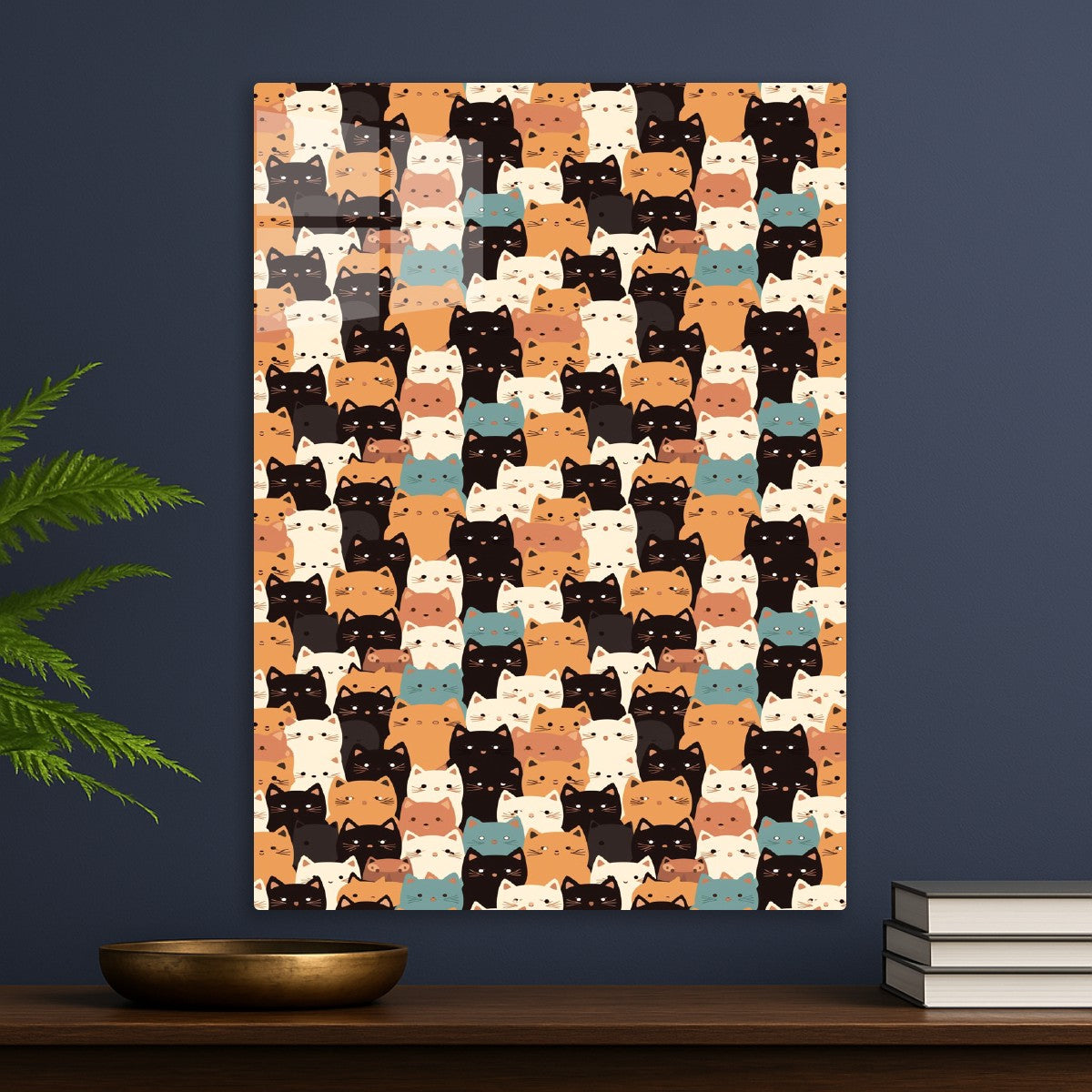Cute Cartoon Kittens Pattern