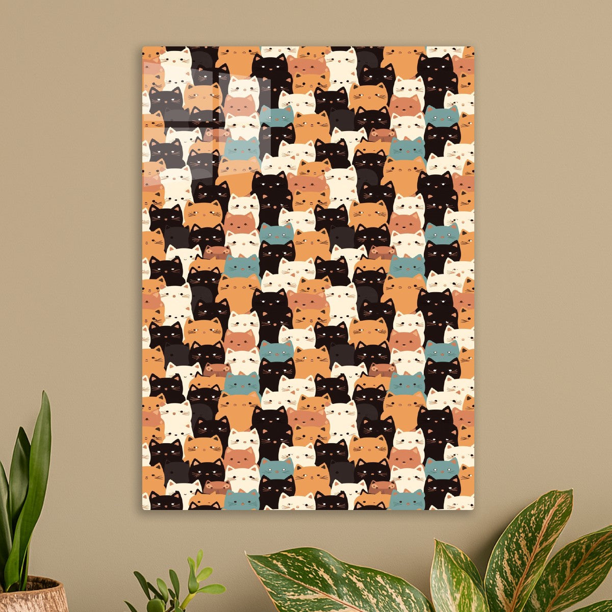 Cute Cartoon Kittens Pattern