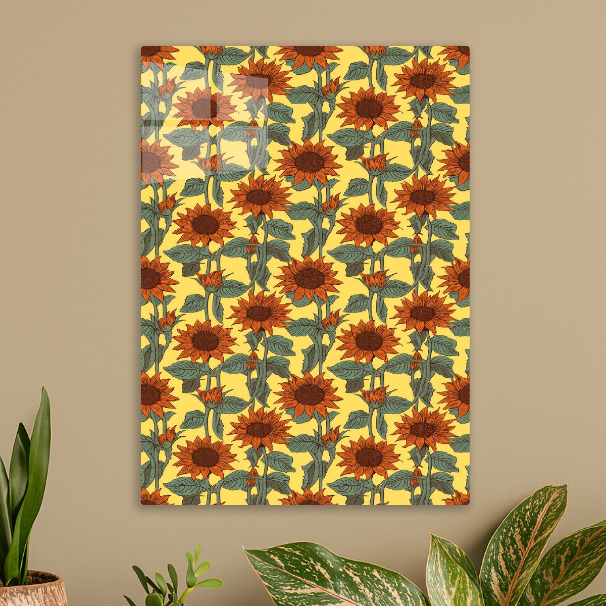 Bright Yellow Sunflower 