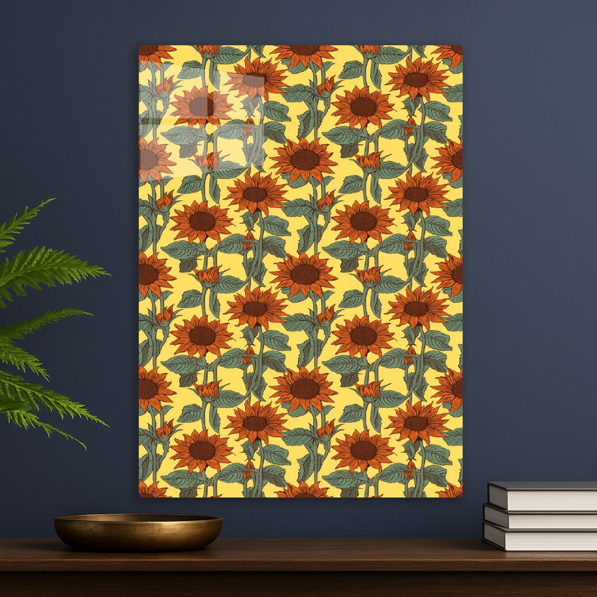 Bright Yellow Sunflower 