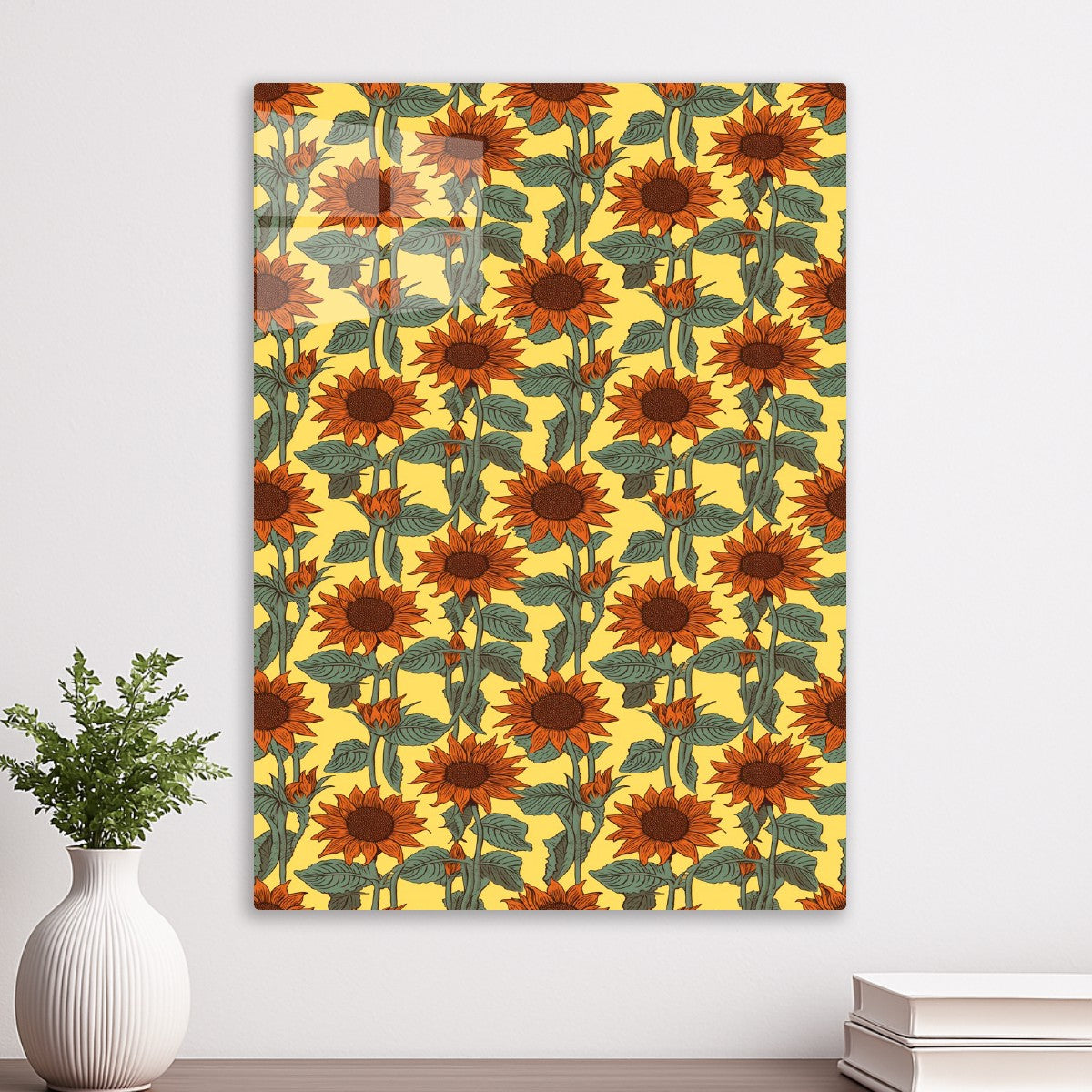 Bright Yellow Sunflower 