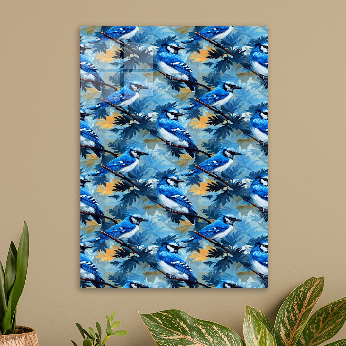 Vibrant Blue Jay Birds