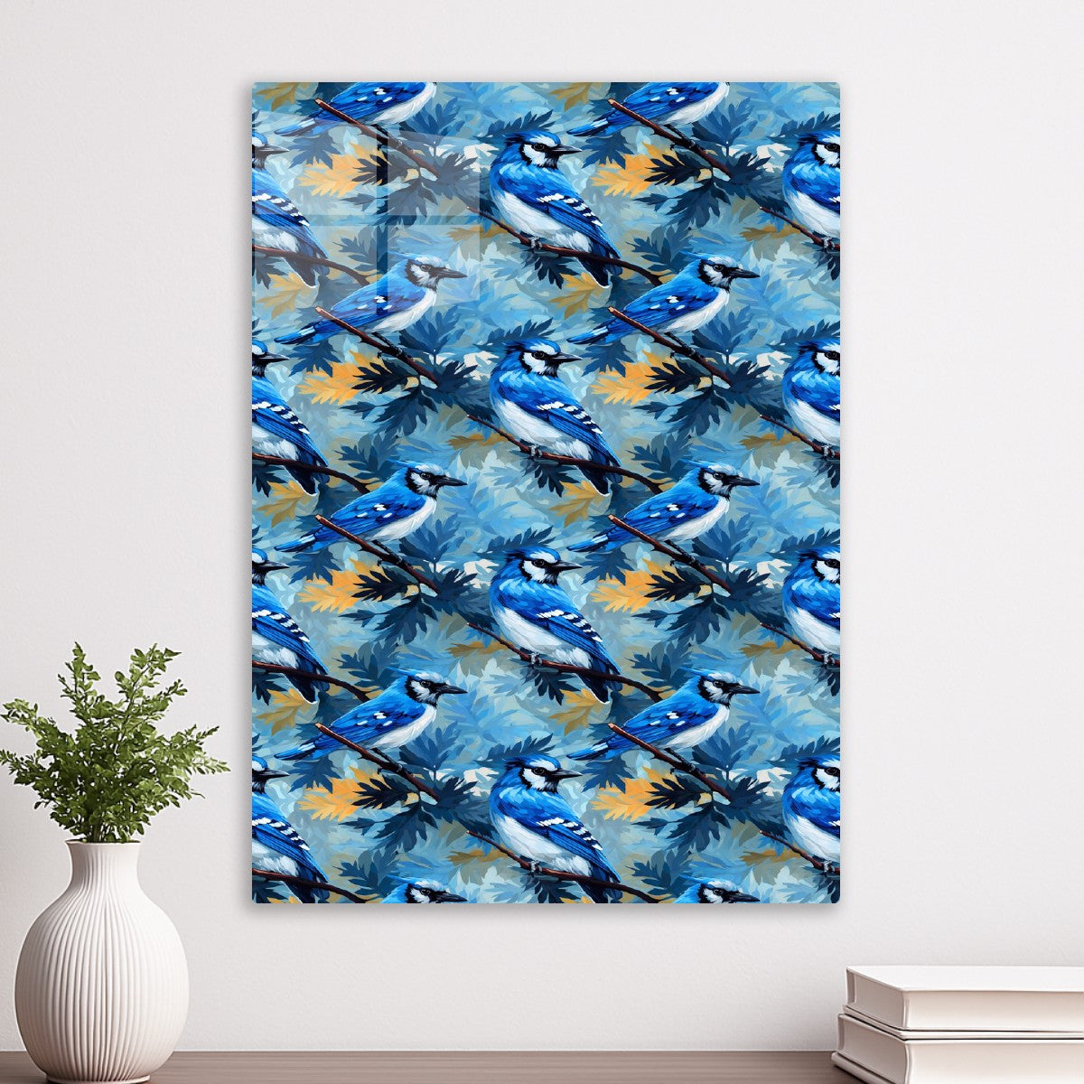 Vibrant Blue Jay Birds