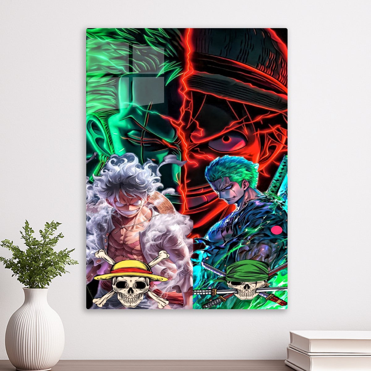 Luffy And Zoro Neon, One Piece