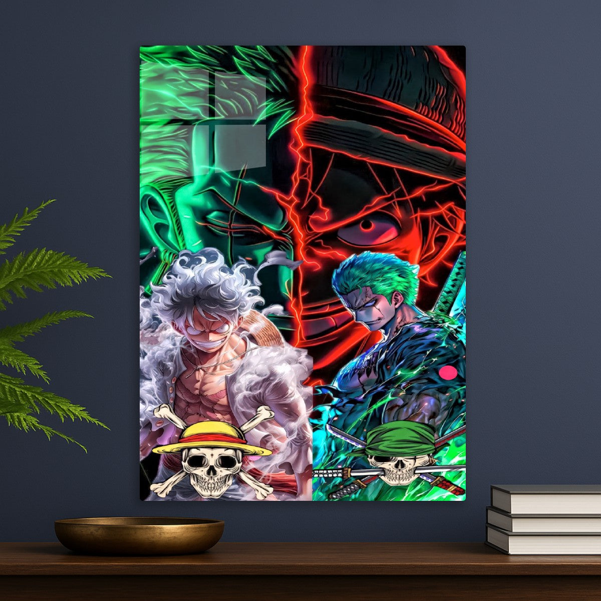 Luffy And Zoro Neon, One Piece