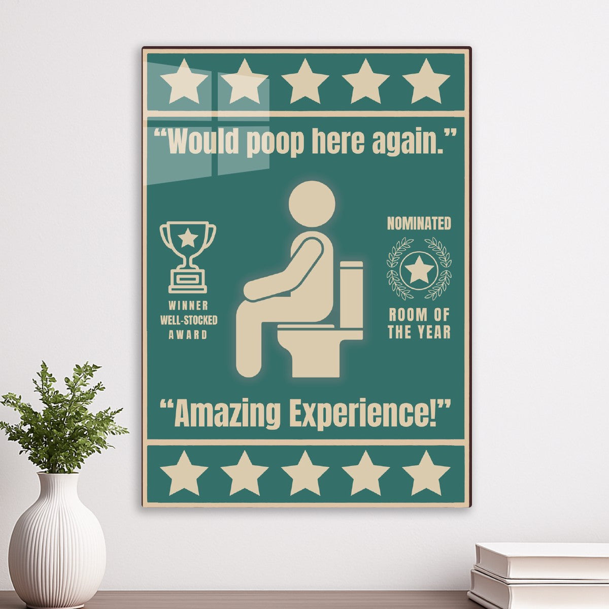 5 Stars Bathroom Funny toilet