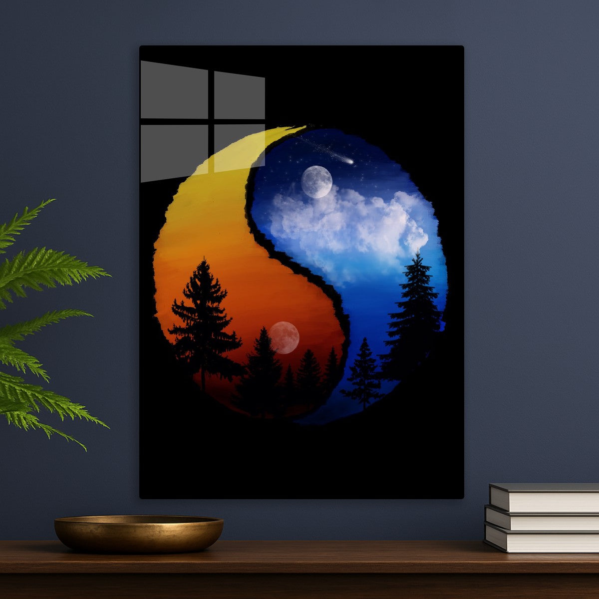 Fantasy Yin yang forest