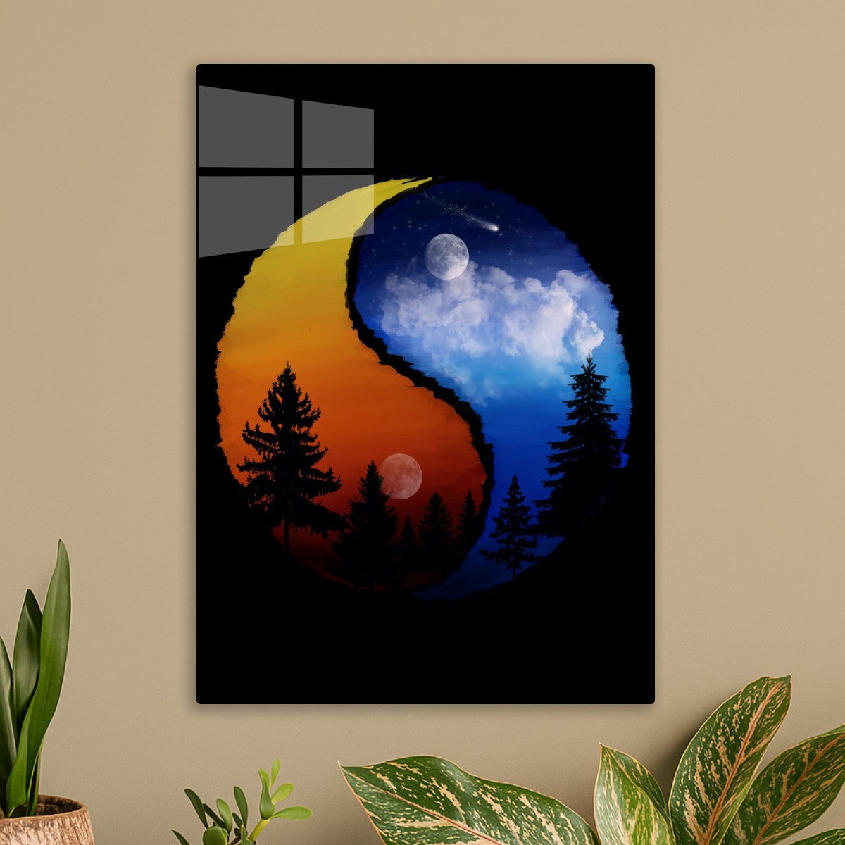 Fantasy Yin yang forest