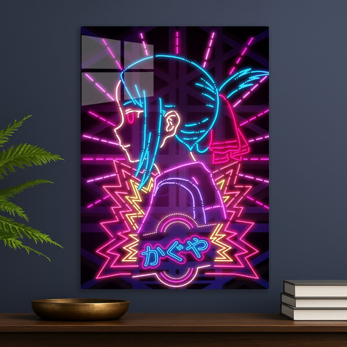 Kaguya Shinomiya Neon art, Kaguya-sama: Love Is War