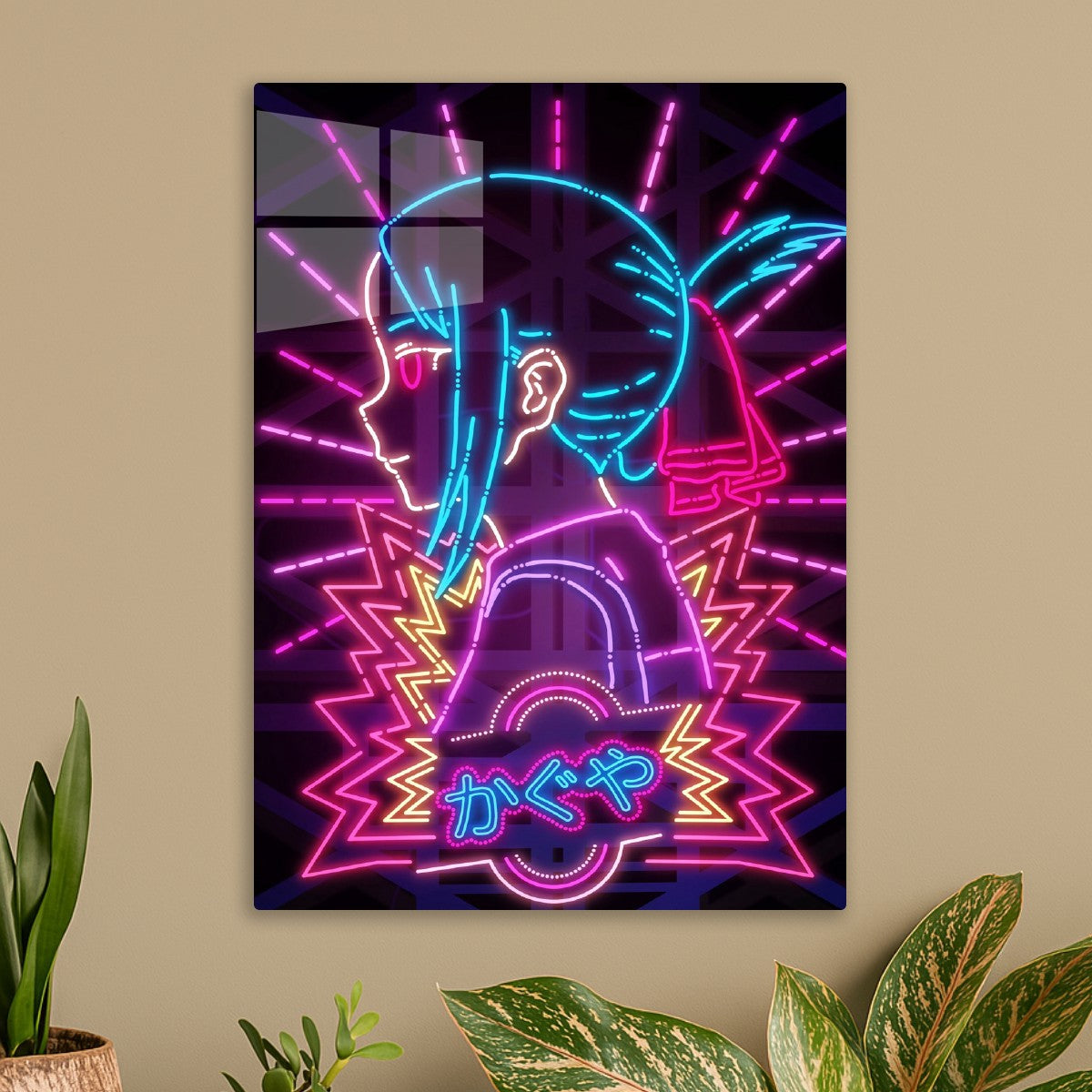 Kaguya Shinomiya Neon art, Kaguya-sama: Love Is War