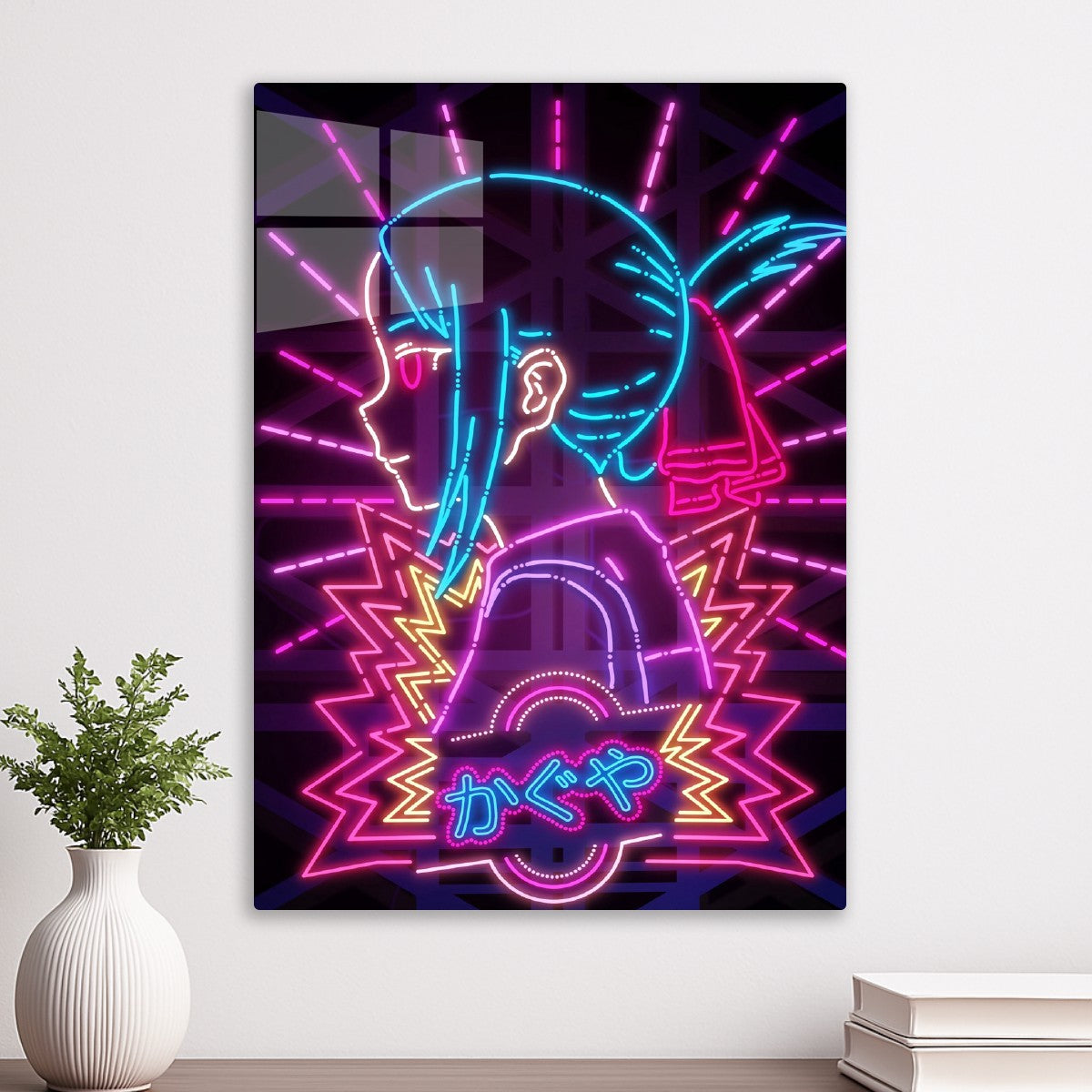 Kaguya Shinomiya Neon art, Kaguya-sama: Love Is War