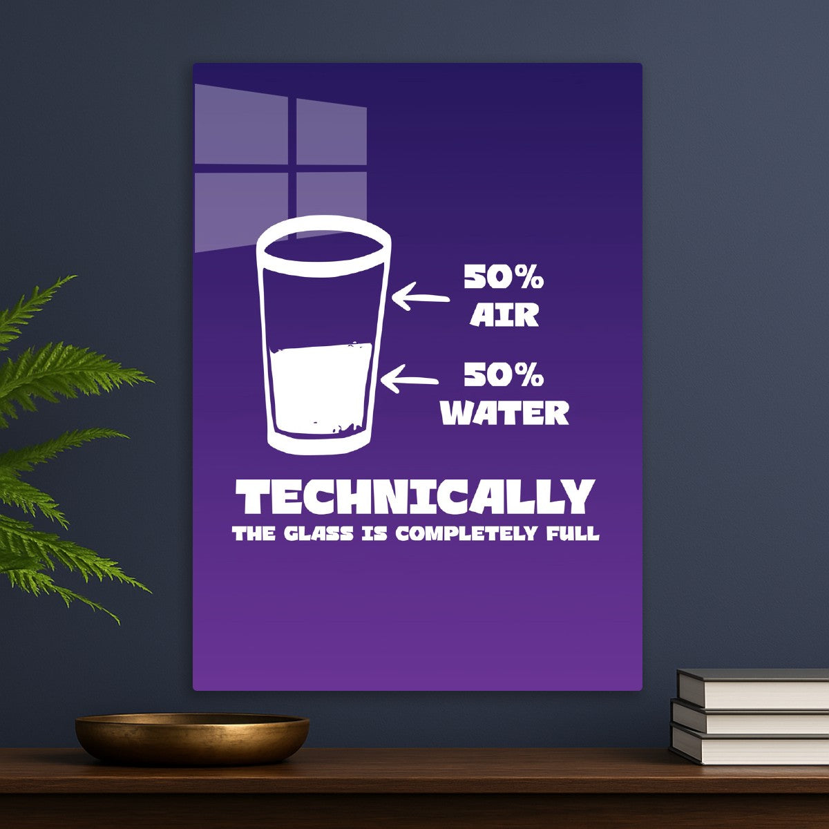 Glass Half Full quote