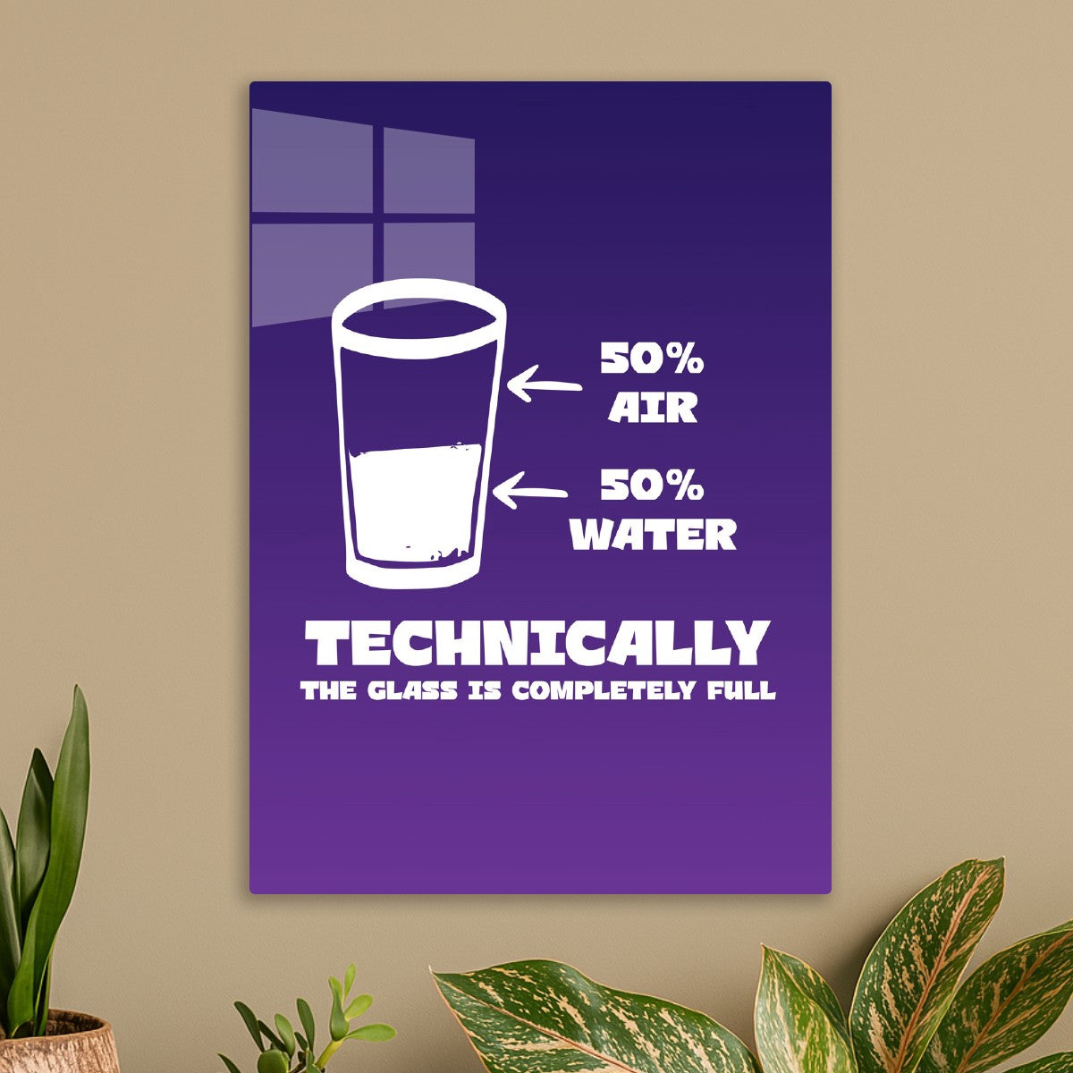 Glass Half Full quote