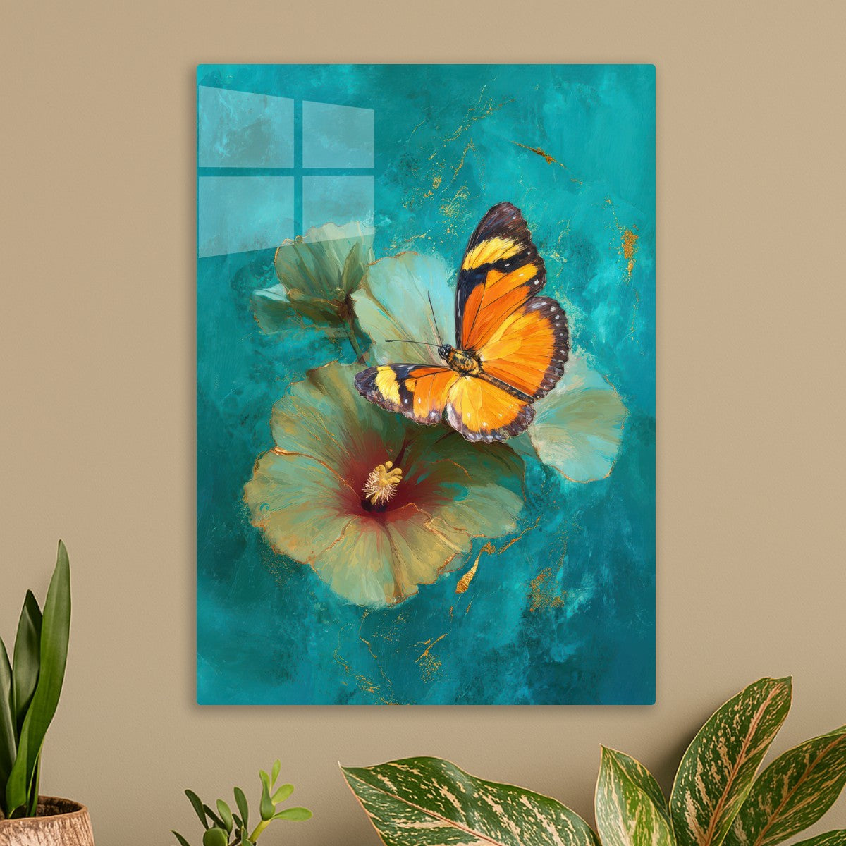 An Orange and Black Butterfly