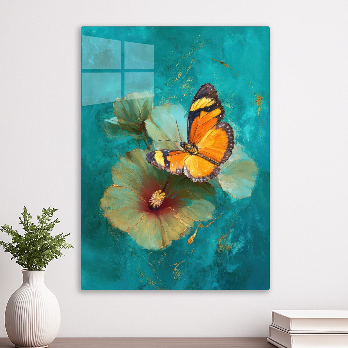 An Orange and Black Butterfly