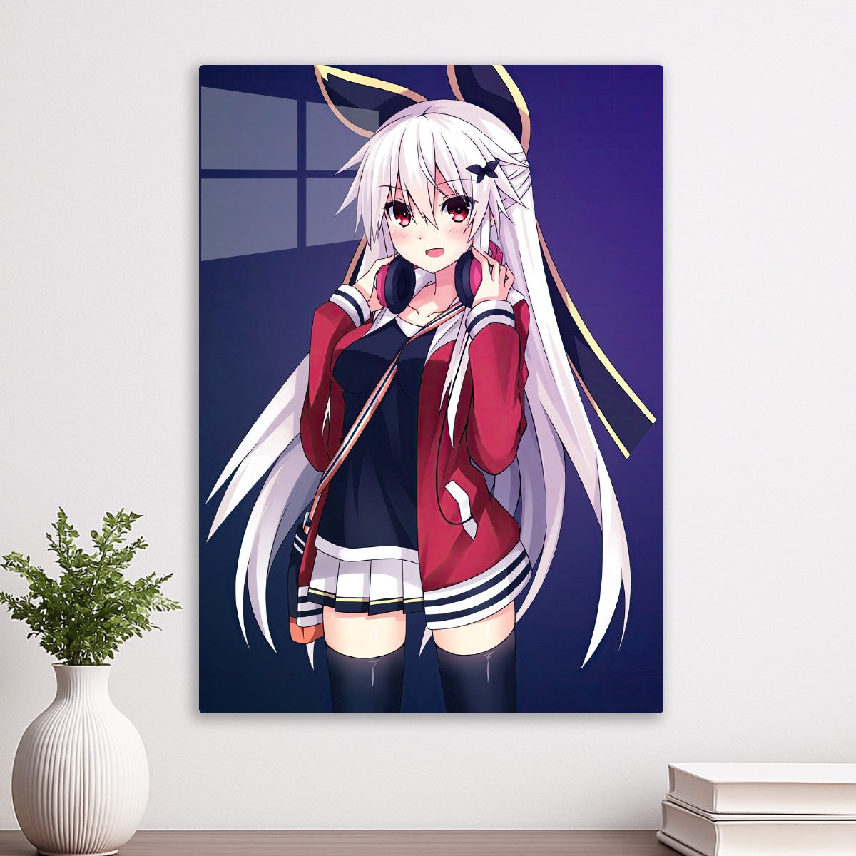 White Hair Anime Girl