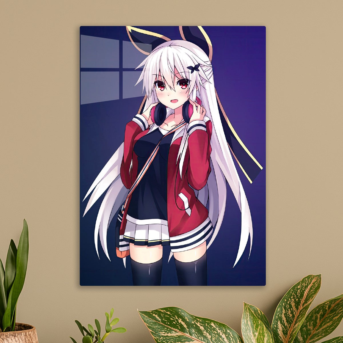 White Hair Anime Girl