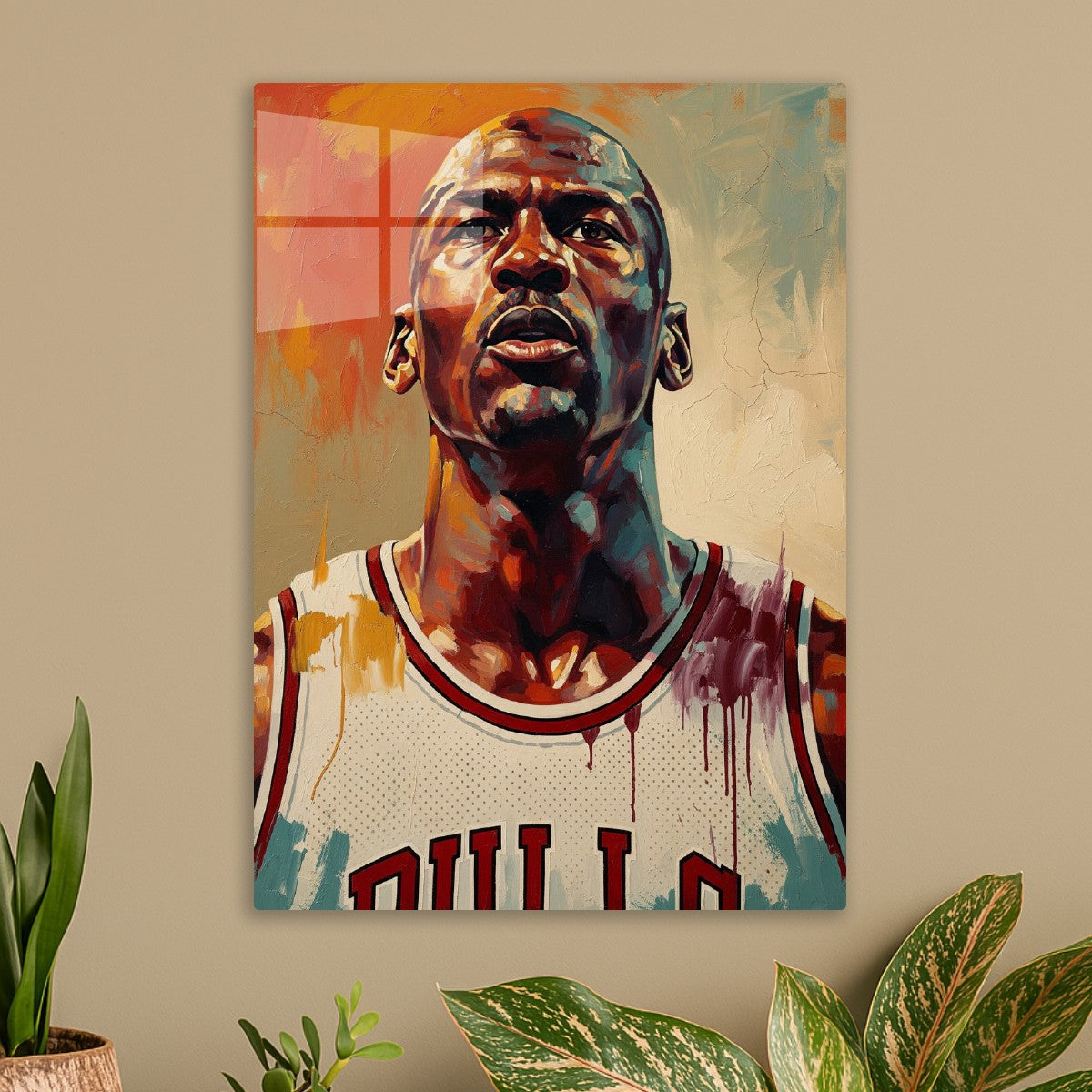 Michael Jordan abstract art