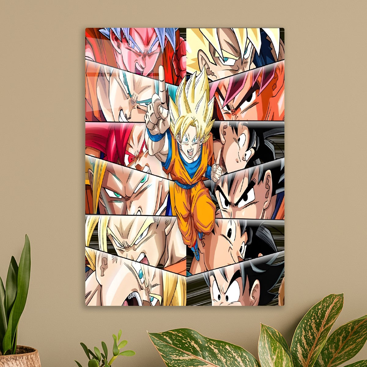 Super Saiyan Goku Collage, Dragon ball