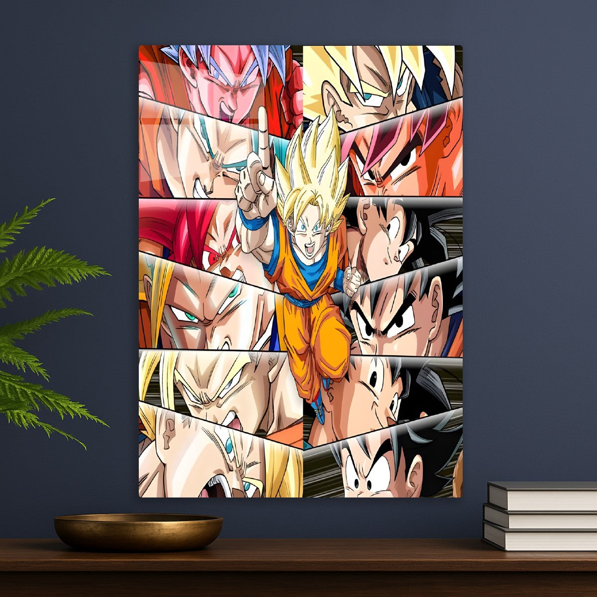 Super Saiyan Goku Collage, Dragon ball
