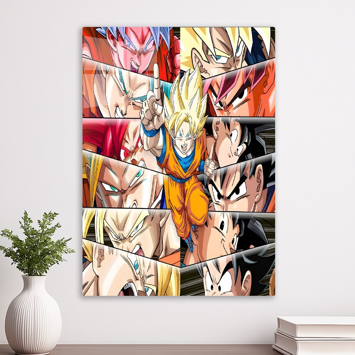 Super Saiyan Goku Collage, Dragon ball