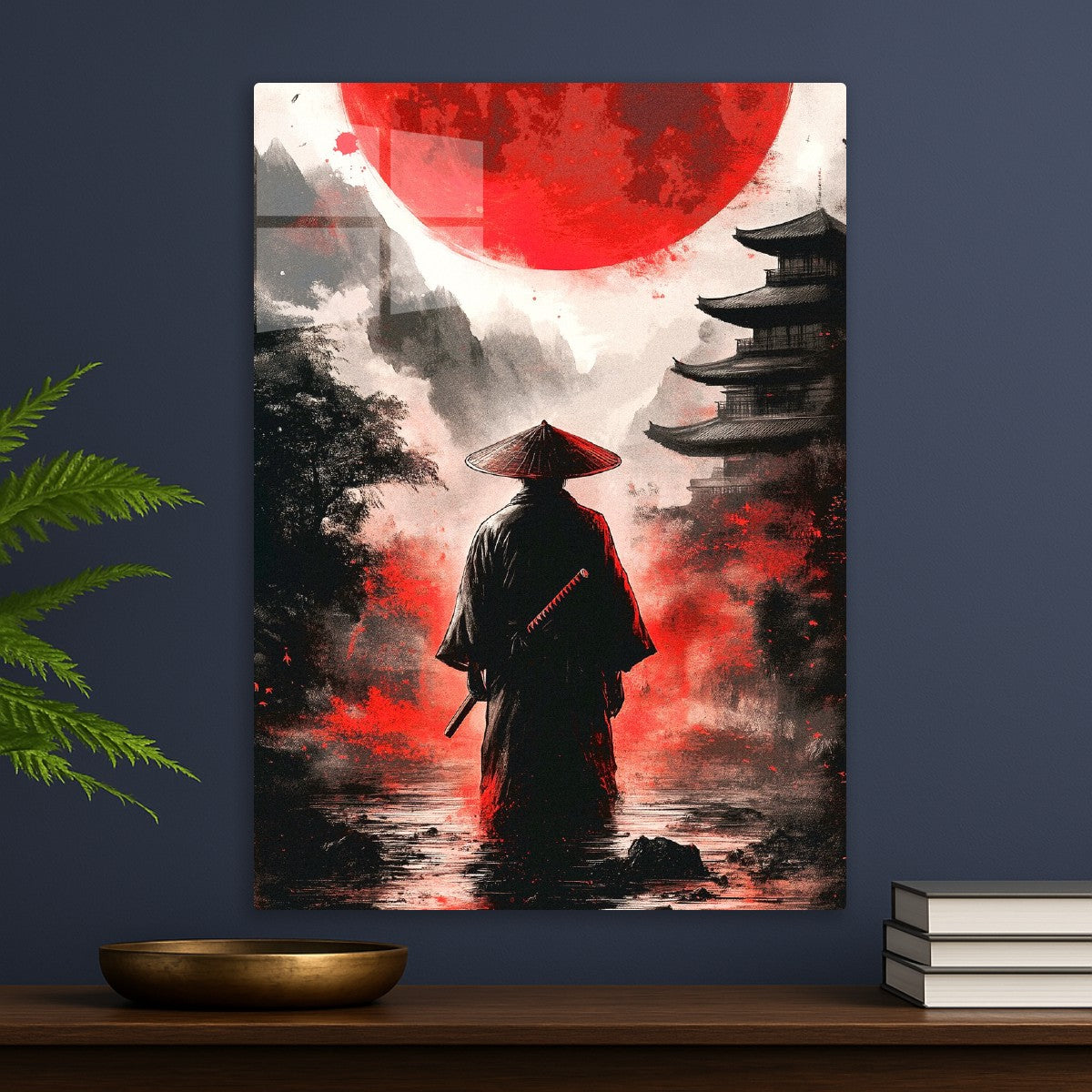 Red Sun Japanese Samurai 