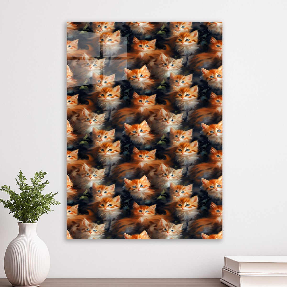 Cute Ginger Kitten Pattern