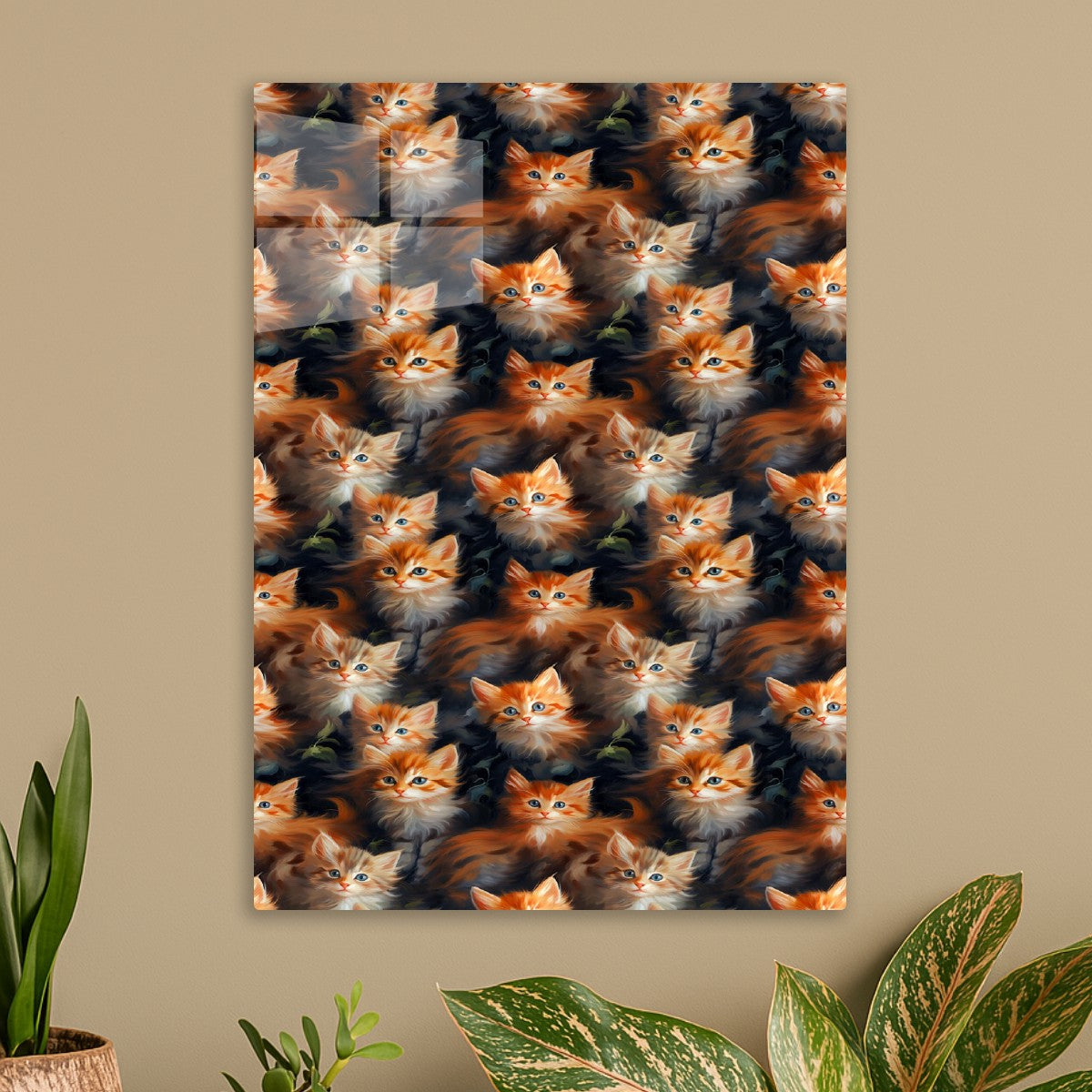 Cute Ginger Kitten Pattern