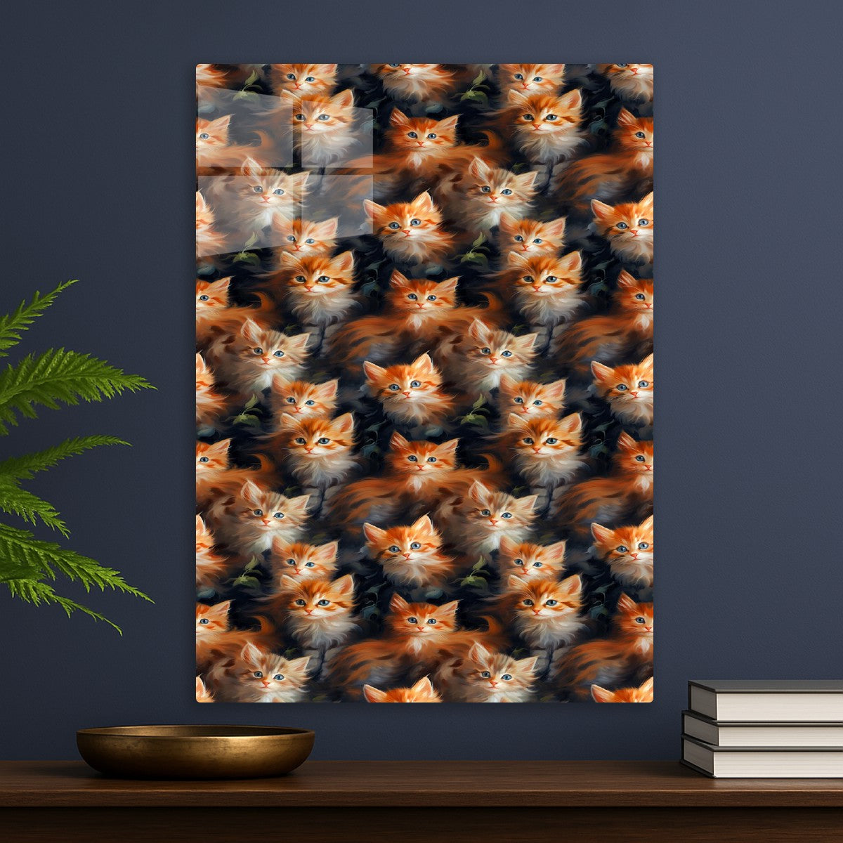 Cute Ginger Kitten Pattern